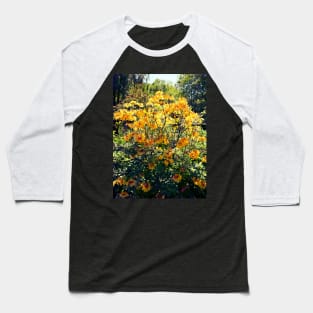 Orange Azalea Baseball T-Shirt